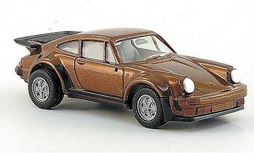 Porsche 911 Turbo 1/87 Herpa marron Spiegel liegen bei coche miniatura