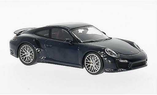 Porsche 911 Turbo S 1/43 Minichamps azul 2013 coche miniatura