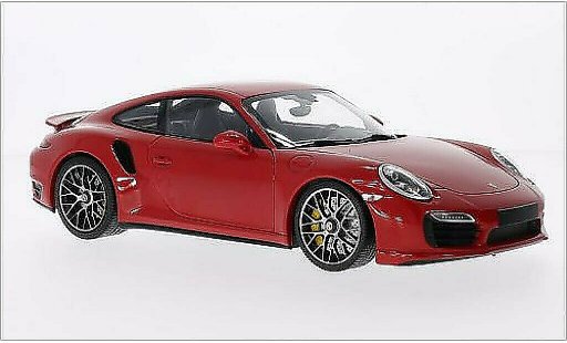 Porsche 911 Turbo S 1/18 Minichamps rojo 2013 coche miniatura
