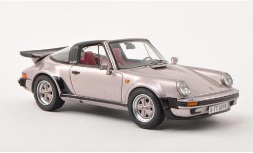 Porsche 911 Turbo 1/43 Neo Targa flieder-gris 1982 coche miniatura