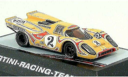 Porsche 917 K 1/87 Brekina Psycho amarillo-rojo No. 2 coche miniatura