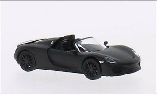 Porsche 918 Base 1/87 Schuco Spyder mate-negro coche miniatura