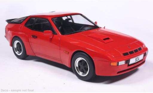 Coche miniatura Porsche 924 Carrera GT rot/Dekor 1981 1/18 MCG
