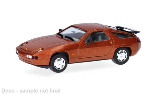 Porsche 928 1/87 Herpa S4 braun 1:87 coche miniatura