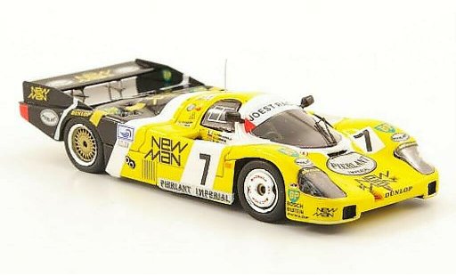 Porsche 956 1984 1/87 Spark No.7 NewMan 24h Le Mans / K.Ludwig coche miniatura