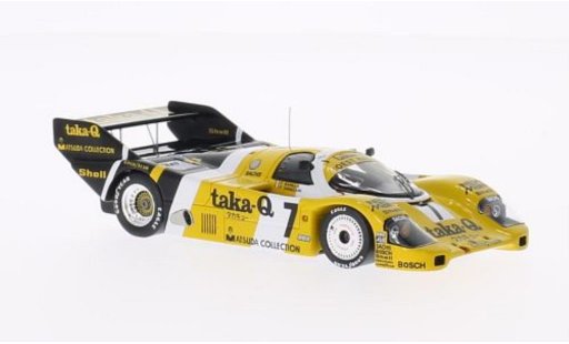 Porsche 956 1986 1/43 Spark No.7 Taka-Q 1000km Fuji /P.Ghinzani coche miniatura