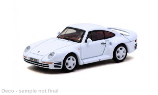 Porsche 959 1/64 Tarmac Works weiss 1989 1:64 coche miniatura