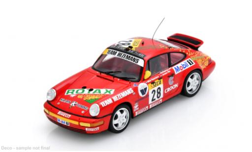 Porsche 964 1/43 Spark Carrera 2 24h Spa 1991 #28 M.Hezemans/J.Hin 1:43 coche miniatura