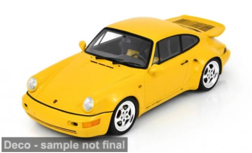 Porsche 964 Turbo 1/43 Spark S gelb 1992 1:43 coche miniatura