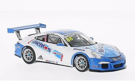 Porsche 911 GT3 Cup 1/43 Spark No.88 Mentos PCCA 2014 coche miniatura