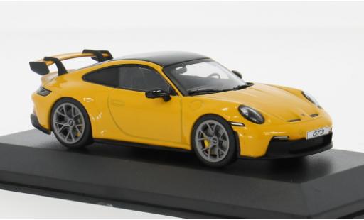 Coche miniatura Porsche 992 GT3 1/43 Solido gelb 1:43 Porsche 992 GT3 1/43 Solido gelb 1:43 coche miniatura