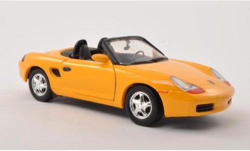 Porsche Boxster Base 1/24 Motormax (986) amarillo coche miniatura