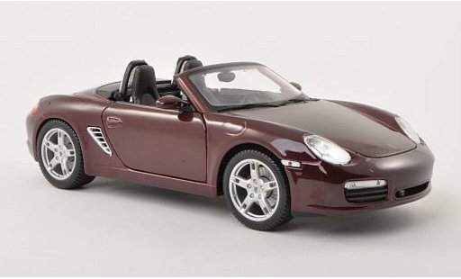 Porsche 718 S 1/18 Maisto rojo 2005 coche miniatura