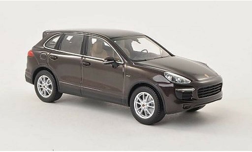 Porsche Cayenne Diesel 1/43 Minichamps (92A) marron 2014 coche miniatura