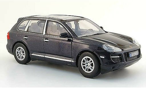 Porsche Cayenne S 1/24 Motormax negro con Glastecho coche miniatura