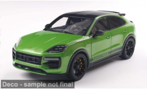 Coche miniatura Porsche Cayenne Turbo GT gr&Atilde;&frac14;n 2024 1/18 Solido