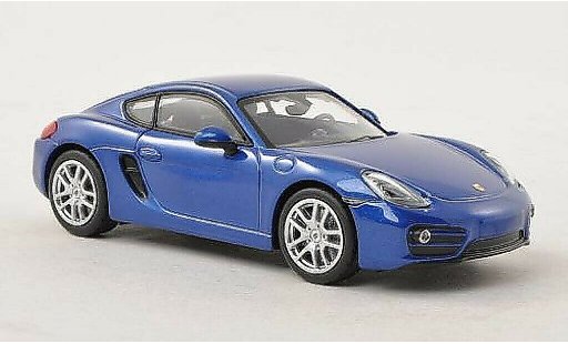 Porsche Cayman Base 1/43 Norev azul 2013 coche miniatura
