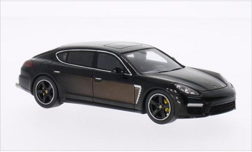 Porsche Panamera Base 1/43 Spark Exclusive Series negro/marron 2014 coche miniatura
