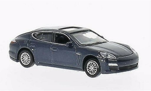 Porsche Panamera S 1/87 Welly azul coche miniatura