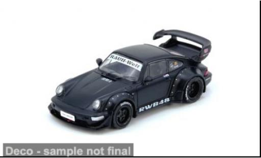 Porsche 964 RWB 1/64 INNO64 schwarz 1:64 coche miniatura