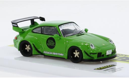 Coche miniatura Porsche 993 RWB 1/64 Tarmac Works grün 1:64 Porsche 993 RWB 1/64 Tarmac Works grün 1:64 coche miniatura