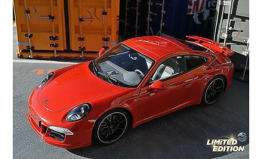 Porsche 911 S 1/18 GT Spirit Carrera AEROKIT CUP rojo coche miniatura