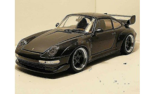 Porsche 911 GT2 1/18 Ut Models titanium gris jantes a deport coche miniatura