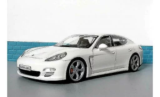 Porsche Panamera 4S 1/18 Norev blanco coche miniatura