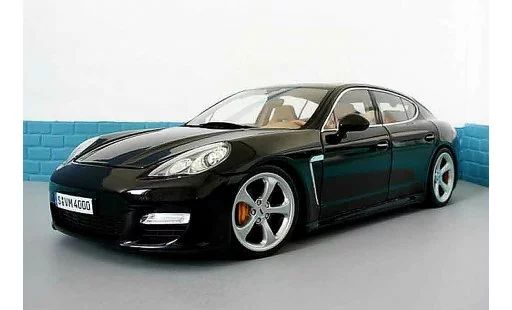 Porsche Panamera Turbo S 1/18 Norev negro coche miniatura