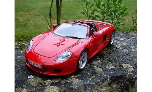 Porsche Carrera GT Base 1/18 Maisto rojo coche miniatura