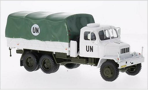 Praga V3S Pritsche 1/43 Abrex plataforma UN blanco/verde coche miniatura