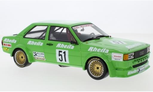 Coche miniatura Audi 80 1/18 Premium ClassiXXs (B2) Gr.2 No.51 Kilian Tuning Rheila ETCC Zolder 19 W.Wolf/F.Rosterg Audi 80 1/18 Premium ClassiXXs (B2) Gr.2 No.51 Kilian Tuning Rheila ETCC Zolder 19 W.Wolf/F.Rosterg coche miniatura