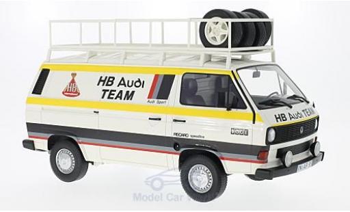 Coche miniatura Volkswagen T3 B 1/18 Premium ClassiXXs HB Audi Team 1980 Kastenwagen Volkswagen T3 B 1/18 Premium ClassiXXs HB Audi Team 1980 Kastenwagen coche miniatura