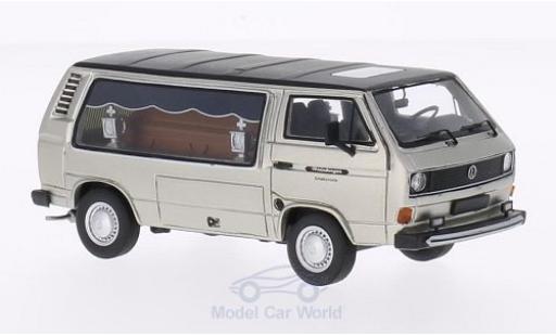 Coche miniatura Volkswagen T3 B 1/43 Premium ClassiXXs a Kasten gris/matt-negro Weinberger Schalksmühle Bestattungswagen Volkswagen T3 B 1/43 Premium ClassiXXs a Kasten gris/matt-negro Weinberger Schalksmühle Bestattungswagen coche miniatura