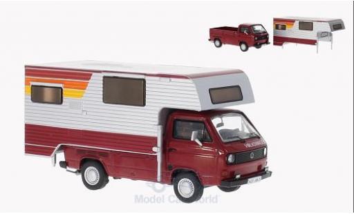 Coche miniatura Volkswagen T3 B 1/43 Premium ClassiXXs a Pritschenwagen rojo/gris Tischer-Camping mit abnehmbaren Aufbau Volkswagen T3 B 1/43 Premium ClassiXXs a Pritschenwagen rojo/gris Tischer-Camping mit abnehmbaren Aufbau coche miniatura