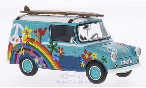Volkswagen Typ 147 1/43 Premium ClassiXXs Fridolin türkis/blanco mit Surfboards coche miniatura