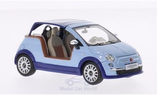 Coche miniatura Fiat 500 L 1/43 Premium X Tender Two azul Castagna Milano 2008 Fiat 500 L 1/43 Premium X Tender Two azul Castagna Milano 2008 coche miniatura