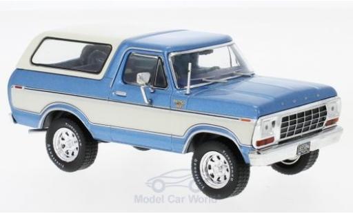Coche miniatura Ford Bronco 1/43 Premium X metalico azul/blanco 1978 Ford Bronco 1/43 Premium X metalico azul/blanco 1978 coche miniatura