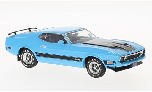Coche miniatura Ford Mustang 1/43 Premium X Mach 1 azul/negro 1973 with Spoilers Ford Mustang 1/43 Premium X Mach 1 azul/negro 1973 with Spoilers coche miniatura