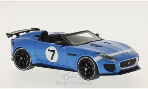 Coche miniatura Jaguar F-Type 1/43 Premium X Project 7 azul 2015 Jaguar F-Type 1/43 Premium X Project 7 azul 2015 coche miniatura