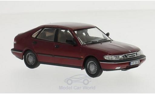 Saab 900 1/43 Premium X V6 metalico rojo 1994 coche miniatura