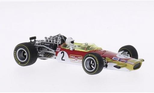 Coche miniatura Lotus 49B 1/43 Quartzo No.2 GP Monaco 1969 avec figurine de conducteur R.Attwood Lotus 49B 1/43 Quartzo No.2 GP Monaco 1969 avec figurine de conducteur R.Attwood coche miniatura