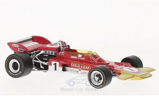 Coche miniatura Lotus 72 1/43 Quartzo D No.1 Gold Leaf Formel 1 GP Frankreich 1971 E.Fittipaldi Lotus 72 1/43 Quartzo D No.1 Gold Leaf Formel 1 GP Frankreich 1971 E.Fittipaldi coche miniatura