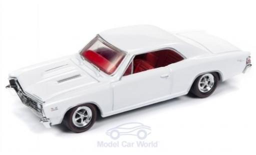 Chevrolet Chevelle 1/64 Racing Champions SS blanco 1967 coche miniatura