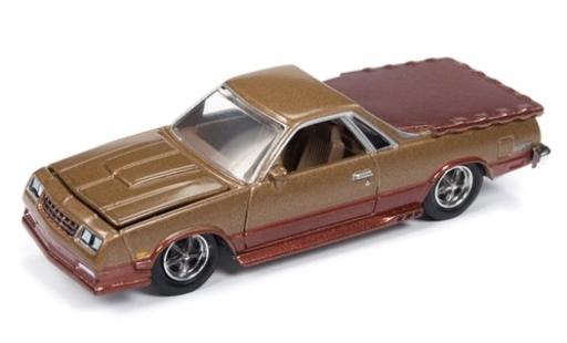 Coche miniatura Chevrolet El Camino 1/64 Racing Champions metalico marron 1986 Chevrolet El Camino 1/64 Racing Champions metalico marron 1986 coche miniatura