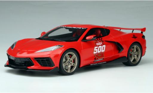 Chevrolet Corvette 1/18 RAR   Real Art Replicas C8 Stingray Offical Pace Car Indianapolis 500 2020 coche miniatura