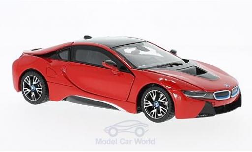 Bmw i8 1/24 Rastar rojo coche miniatura