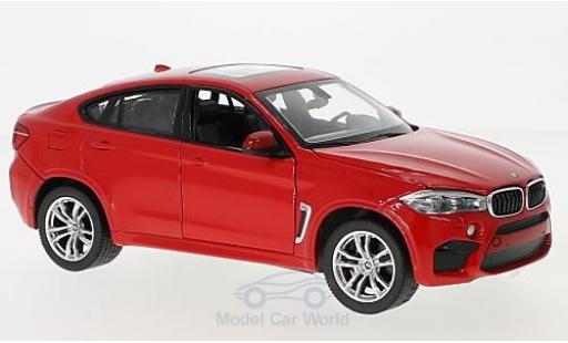 Bmw X6 1/24 Rastar M rojo coche miniatura