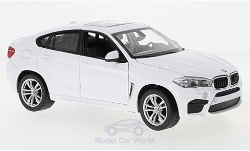 Bmw X6 1/24 Rastar M blanco coche miniatura