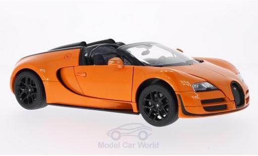 Bugatti Veyron Grand Sport 1/18 Rastar 16.4 Grand Sport Vitesse naranja coche miniatura